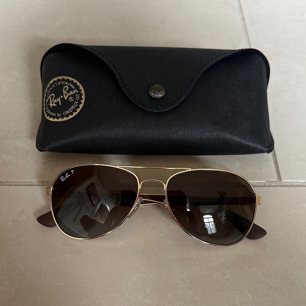 Ray-Ban RB3549 Classic Gold Aviator Sunglasses